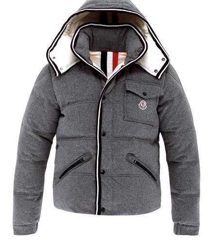 Doudoune Moncler Branson Homme Gris